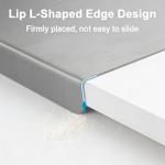 L-Shaped Double-Sided Stainless Steel Cutting Board