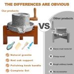 Stone Grain Mill - Manual Flour Grinder Kit