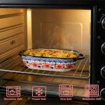 Red Ceramic Baking Dish Set of 2