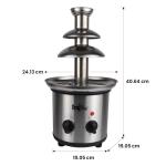 Total Chef Electric Chocolate Fountain 3-Tier Set