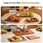 3-Piece Bamboo Cutting Board Set with Stand