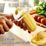 3-in-1 Vegetable Peeler with Wooden Handle