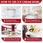 Ice Cream Maker Attachment for KitchenAid Mixers