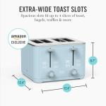 Martha Stewart 4-Slice Toaster with 10 Shade Settings