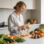 3-in-1 Vegetable Peeler with Wooden Handle