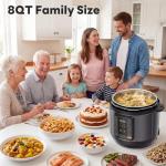 DUMOS 8QT 16-in-1 Electric Pressure Cooker