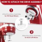 Ice Cream Maker Attachment for KitchenAid Mixers