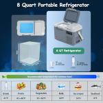 Alpicool 8 Quart Portable Fridge for Camping