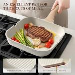 Kikcoin 16-Piece Nonstick Ceramic Cookware Set