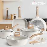 Kikcoin 16-Piece Nonstick Ceramic Cookware Set