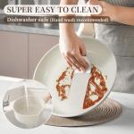 Kikcoin 16-Piece Nonstick Ceramic Cookware Set