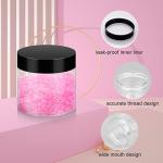 Loretoy 36 Pack BPA Free Plastic Jars with Lids