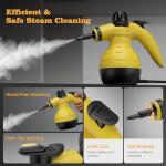 TICYACK Handheld Steam Cleaner with 16 Accessories