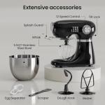 Kismile 5.5QT Tilt-Head Electric Stand Mixer