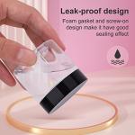 Loretoy 36 Pack BPA Free Plastic Jars with Lids