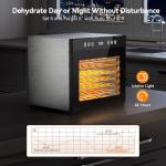 8-Tray Food Dehydrator for Homemade Snacks
