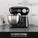 Kismile 5.5QT Tilt-Head Electric Stand Mixer