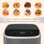 Sweetcrispy 4 Quart Digital Air Fryer with Window