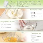Electric Hand Mixer with Mixing Bowls Set