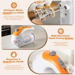 300W Hand Mixer with Stainless Steel Beaters and Hooks