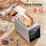 Smart 2-Slice Toaster with Touchscreen and Wide Slots