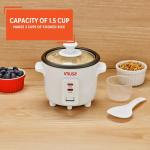 Compact Non-Stick 1.5 Cup Electric Rice Cooker