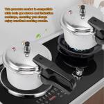Mini Aluminum Pressure Cooker for Induction and Gas