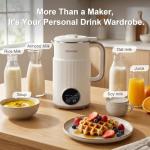 35oz Nut Milk Maker with Auto Clean & Timer