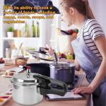 Mini Aluminum Pressure Cooker for Induction and Gas