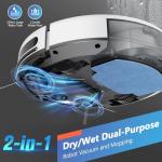 2-in-1 Robot Vacuum and Mop with Smart Control