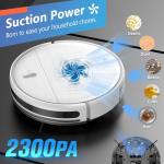 2-in-1 Robot Vacuum and Mop with Smart Control