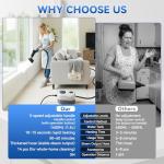 High-Pressure Portable Steam Cleaner with Accessories