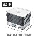 Weston Digital Food Dehydrator with 6 Trays