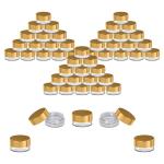 Houseables Mini Sample Jars with Lids - 50 Pack