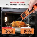 TempPro TP420 2-in-1 Meat and Infrared Thermometer