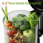 Cold Press Masticating Juicer with Wide Chute