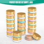 Houseables Mini Sample Jars with Lids - 50 Pack