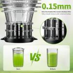 Cold Press Masticating Juicer with Wide Chute