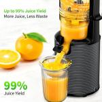 Cold Press Masticating Juicer with Wide Chute