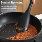 Silicone Cooking Spatula Spoons, 3 Pack