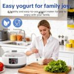 DiDimo Compact Yogurt Maker with Adjustable Temp