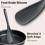 Silicone Cooking Spatula Spoons, 3 Pack