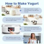 DiDimo Compact Yogurt Maker with Adjustable Temp