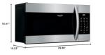 Frigidaire Over the Range Microwave Oven, 1.7 cu ft