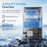 200 lbs Stainless Steel Commercial Ice Maker