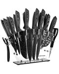 Dockorio 19-Piece Stainless Steel Knife Set