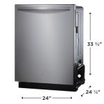 Frigidaire Gallery 24" Built-In Dishwasher, Stainless Steel