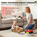 Saker Portable Handheld Steam Cleaner with 6 Levels