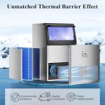 200 lbs Stainless Steel Commercial Ice Maker