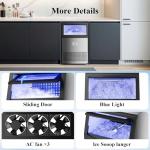 200 lbs Stainless Steel Commercial Ice Maker